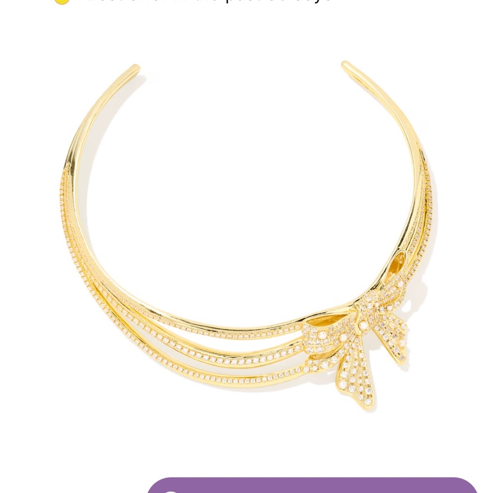 Kendra Scott Krista Bow Statement Necklace